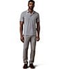 Faherty Movement Stripe Stretch Short Sleeve Polo Shirt - Image 3