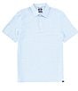 Color:Clean Lake Feeder - Image 1 - Movement Thin Stripe Short Sleeve Polo Shirt