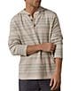 Faherty Oasis Organic Cotton Horizontal Stripe Hoodie - Image 1