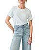 Faherty Organic Cotton Knit Crew Neck Short Sleeve Tee - Image 5