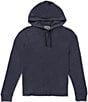 Faherty Organic Cotton Sunwashed Solid Slub Hoodie - Image 1