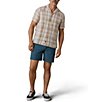 Faherty Palma Linen Plaid Short Sleeve Woven Camp Shirt - Image 3