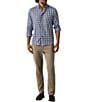 Faherty Performance Stretch Movement Plaid Long Sleeve Woven Shirt - Image 3