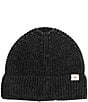Faherty Plaited Texture Waffle Knit Beanie, Color:Ash - Image 1
