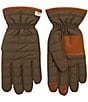 Faherty Quilted Ripstop Puffer Gloves, Color:Olive - Image 2