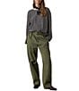 Faherty Retro Knit Organic Cotton Striped Crewneck Long Sleeve Tee Shirt - Image 6