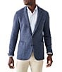 Faherty Slim Fit Unstructured Inlet Knit Stretch Blazer, Color:Deep Navy Melange - Image 1