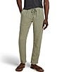 Faherty Slim Fit Linen Drawstring Pants - Image 1