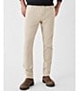 Color:Stone - Image 1 - Stretch Terry 5-Pocket Pants