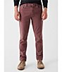 Color:Fall Burgundy - Image 1 - Stretch Terry 5-Pocket 32#double; Inseam Pants