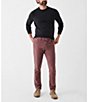 Color:Fall Burgundy - Image 3 - Stretch Terry 5-Pocket 32#double; Inseam Pants