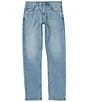 Color:Eastern Shore - Image 1 - Slim Fit Stretch Terry Indigo 5-Pocket Jeans