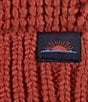 Faherty Soft Ribbed Knit Beanie Watch Cap, Color:Chili Oil - Image 3