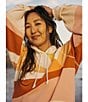 Color:Canyon Lands - Image 5 - Soleil Abstract Sun Print Long Sleeve Pullover Hoodie