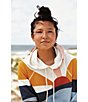 Faherty Soleil Abstract Sun Print Long Sleeve Pullover Hoodie, Color:Sun and Sea - Image 5