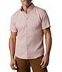 Faherty Stretch Movement Short Sleeve Geometric Print Woven Shirt - Image 3