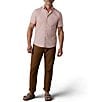 Faherty Stretch Movement Short Sleeve Geometric Print Woven Shirt - Image 5