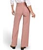 Color:Wood Rose - Image 2 - Stretch Terry Harbor High Waist Wide Leg Pants