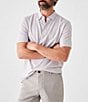 Color:Horizon Line Stripe - Image 1 - Stripe Movement Performance Short-Sleeve Polo Shirt