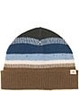 Faherty Striped Wool Beanie, Color:Brown - Image 1