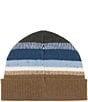Faherty Striped Wool Beanie, Color:Brown - Image 2