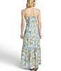 Color:Paradise Blossom - Image 2 - Sun Chaser Scoop Neck Sleeveless Floral Maxi Dress