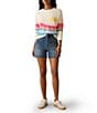 Faherty Sunwash Organic Cotton Slub Crew Neck Long Sleeve Pullover, Color:Sun Spritz Soleil - Image 3