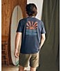 Color:Dune Navy - Image 3 - Sunwashed Graphic Short Sleeve T-Shirt