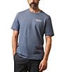 Faherty Sunwashed Organic Cotton Graphic Short Sleeve T-Shirt, Color:Dusk - Image 2