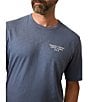 Faherty Sunwashed Organic Cotton Graphic Short Sleeve T-Shirt, Color:Dusk - Image 3