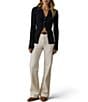 Faherty Sunwashed Ribbed Long Sleeve Cardigan - Image 3
