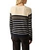 Faherty Throwback Crew Neck Stripe Sleeve Cashmere Blend Sweater, Color:Oakland Stripe - Image 2