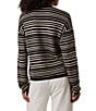 Faherty Throwback Long Sleeve Striped Crew Neck Coordinating Shirt - Image 2