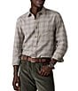 Faherty Timberline Twill Long Sleeve Woven Shirt - Image 1