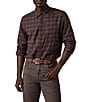 Faherty Timberline Twill Mini Plaid Long Sleeve Woven Shirt - Image 1