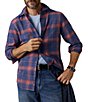 Faherty Timberline Twill Plaid Long Sleeve Woven Shirt - Image 1