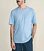 Color:Dela Blue Heather - Image 1 - Vintage Chambray Short Sleeve T-Shirt