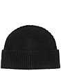 Faherty Wool Cashmere Blend Watch Cap, Color:Black - Image 2