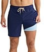 Fair Harbor Bayberry Solid 7#double; Inseam Swim Trunks - Image 4