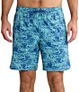 Fair Harbor Rushing Waves 8#double; Inseam Swim Trunks - Image 1
