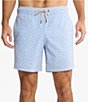 Fair Harbor Sky Blue Shells 7#double;Inseam Bayberry Swim Trunks - Image 1