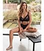 Fantasie Fusion Lace Padded Plunge Bra, Color:Black - Image 3