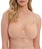 Color:Natural Beige - Image 1 - Rebecca Essentials Full Busted Spacer Molded T-Shirt Bra