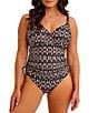 Fantasie Shell Bay Underwire Bra Tankini Swim Top & Mid Rise Hipster Swim Bottom - Image 1