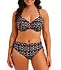 Fantasie Shell Bay V-Neck Underwire Halter Swim Top - Image 3