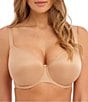 Color:Nude - Image 1 - Smoothing Balconette Busted Underwire T-Shirt Bra
