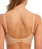 Color:Nude - Image 2 - Smoothing Balconette Busted Underwire T-Shirt Bra
