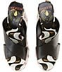 Farm Rio Copacabana Leather Printed Wedge Platform Slide Sandals - Image 1
