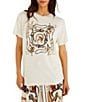Farm Rio Equestrian Graphic Crew Neck Short Sleeve Slim T-Shirt - Image 5