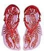 Farm Rio Lobster Sling Back Thong Sandals - Image 1
